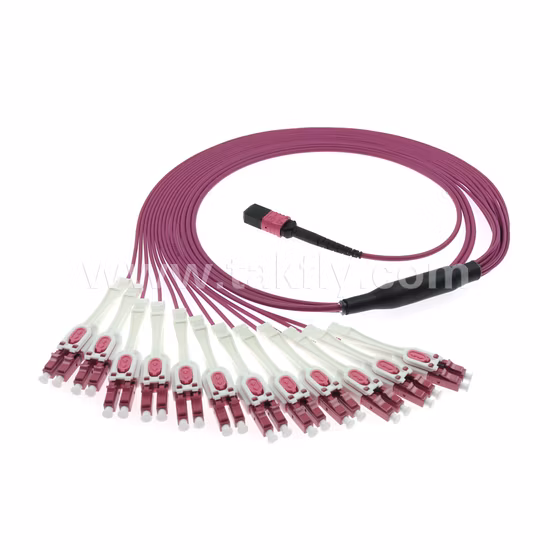 12c Multimode Om4 MPO to LC Uniboot Trunk Cable