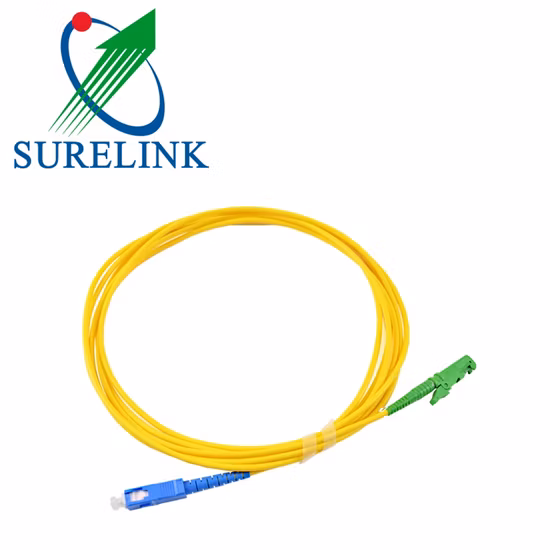 E2000/APC-Sc/Upc-Sm-9/125-Simplex Optical Fiber Patch Cord