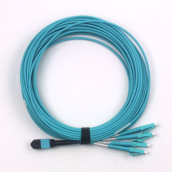 12c Multimode Om4 MPO to LC Uniboot Trunk Cable