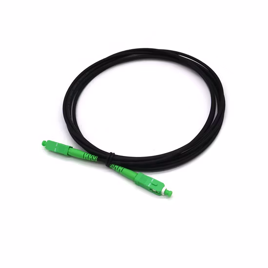 Sc/APC Sc/Upc Patchcord Bow Type FTTH Flat Fiber Optic/Optical Drop Wire Cable Patch Cord