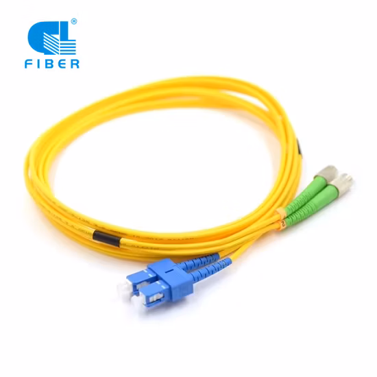 FTTH Single Mode 9/125 Simplex Sc/Upc - FC/APC PVC LSZH Fiber Optic Patch Cord