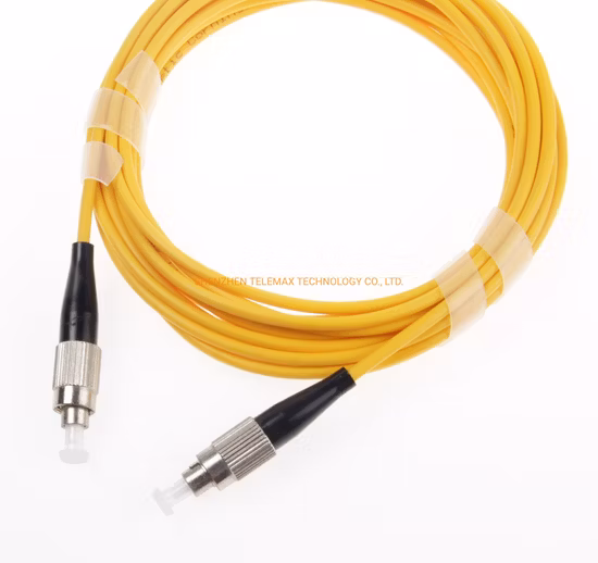 Fiber Optical Patch Cord FC/Upc-FC/Upc OS2 9/125 Single Mode Simplex Od: 3.0mm PVC
