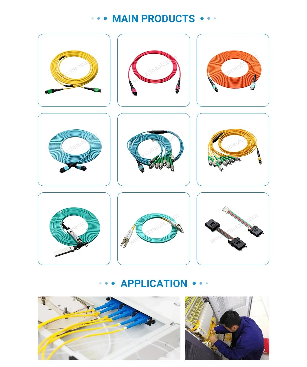 FC-LC Single/Multi Mode Optical Fiber Cable Patch Cord