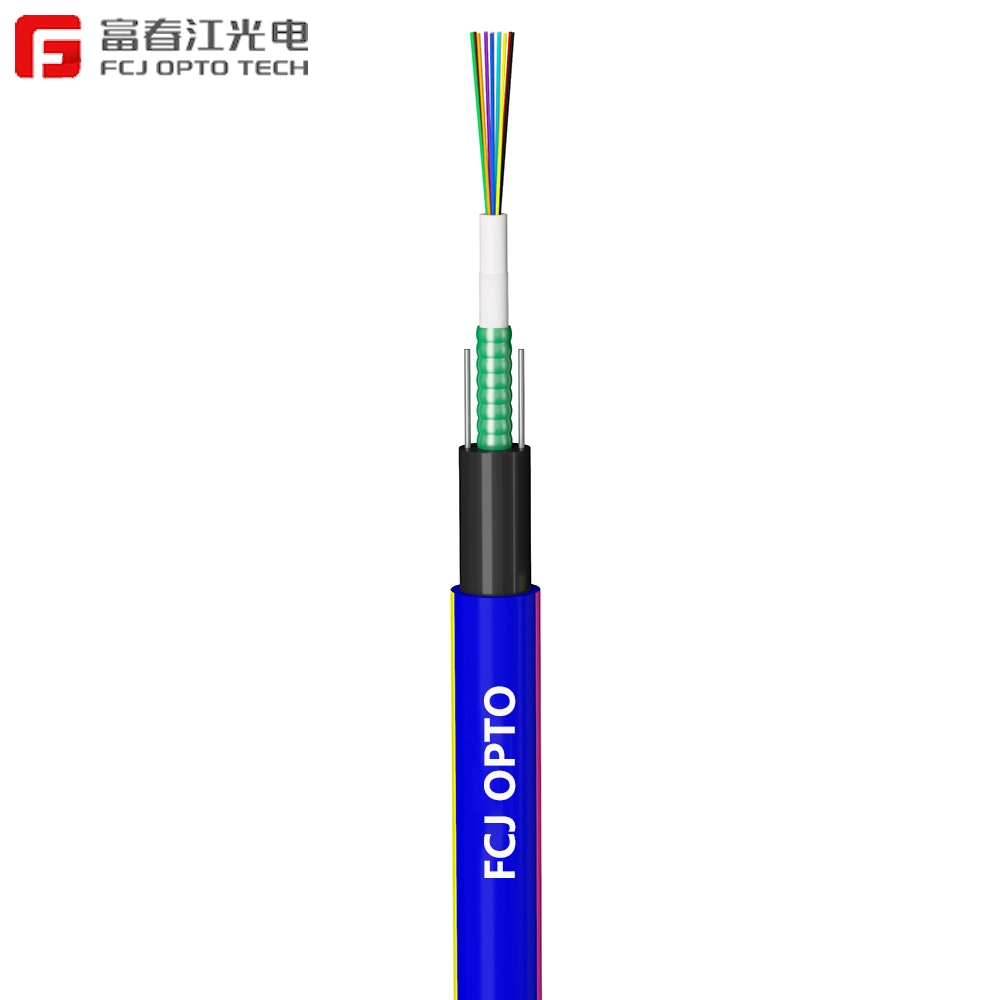 Fcj Group Fiber Jumper LC APC Single Mode Duplex Patch Cord Armored Fiber Optical Cable Patch Cord