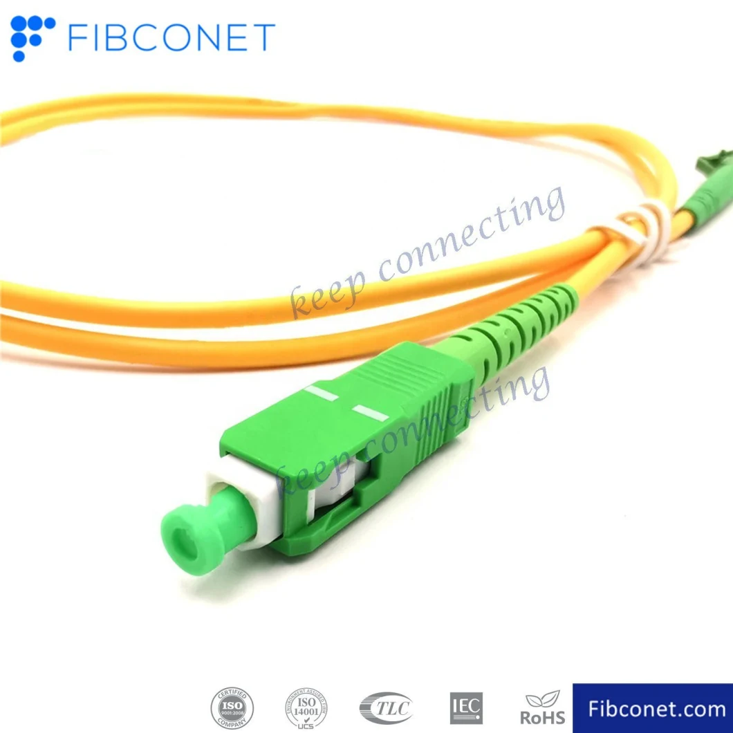 FTTH Fibconet Fiber Optical Patch Cable LC Sc FC Upc/APC Singlemode Fiber Patch Cord