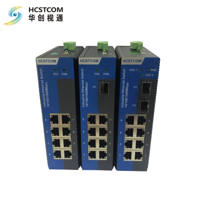 Industrial DIN Grade 1 Gigabit Optical Port 4 Gigabit Ethernet Port Photoelectric Converter Switch Fiber Optical Media Converter
