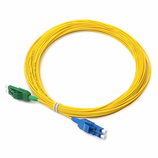 Duplex Single Wire Uniboot Optical Fiber Patch Cord, LC/APC-LC/Upc 3.0m