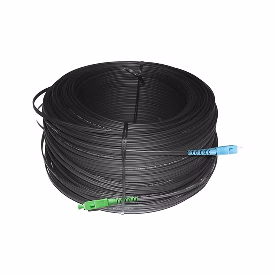 Wholesales Indoor and Outdoor Drop Cable White Sc/APC Upc LC Fiber Optic Patch Cord for FTTH Solution