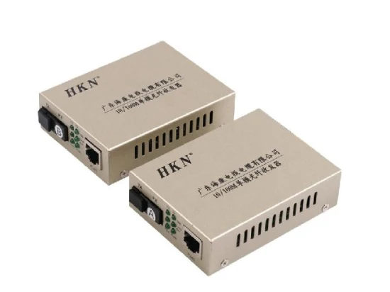 Ethernet Network 10/100m Single Mode RJ45 Port Fiber Optic Media Converter