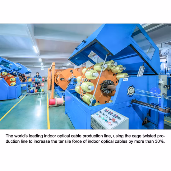 Anti-Rust Om1/Om2/Om3 /Om4 Indoor Armored Optical Fiber Cable