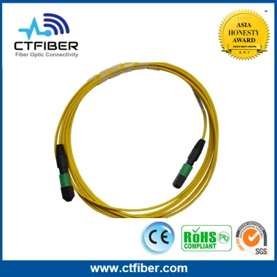MPO/APC to MPO/APC OS2 9/125um Single Mode Fiber Optical Patch Cord Cable