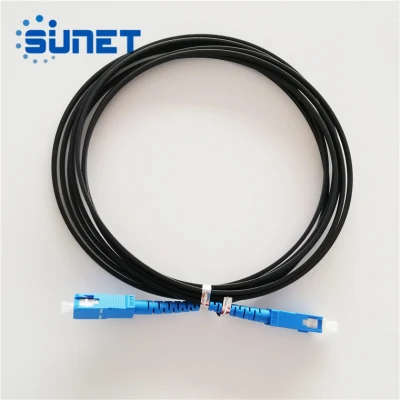 G657 Sm Sc Upc Optical Manufacturing FTTH Fiber Drop Cable Patch Cord