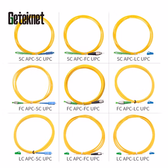 E2000 APC/Upc Simplex Fiber Optic Patch Cord LSZH